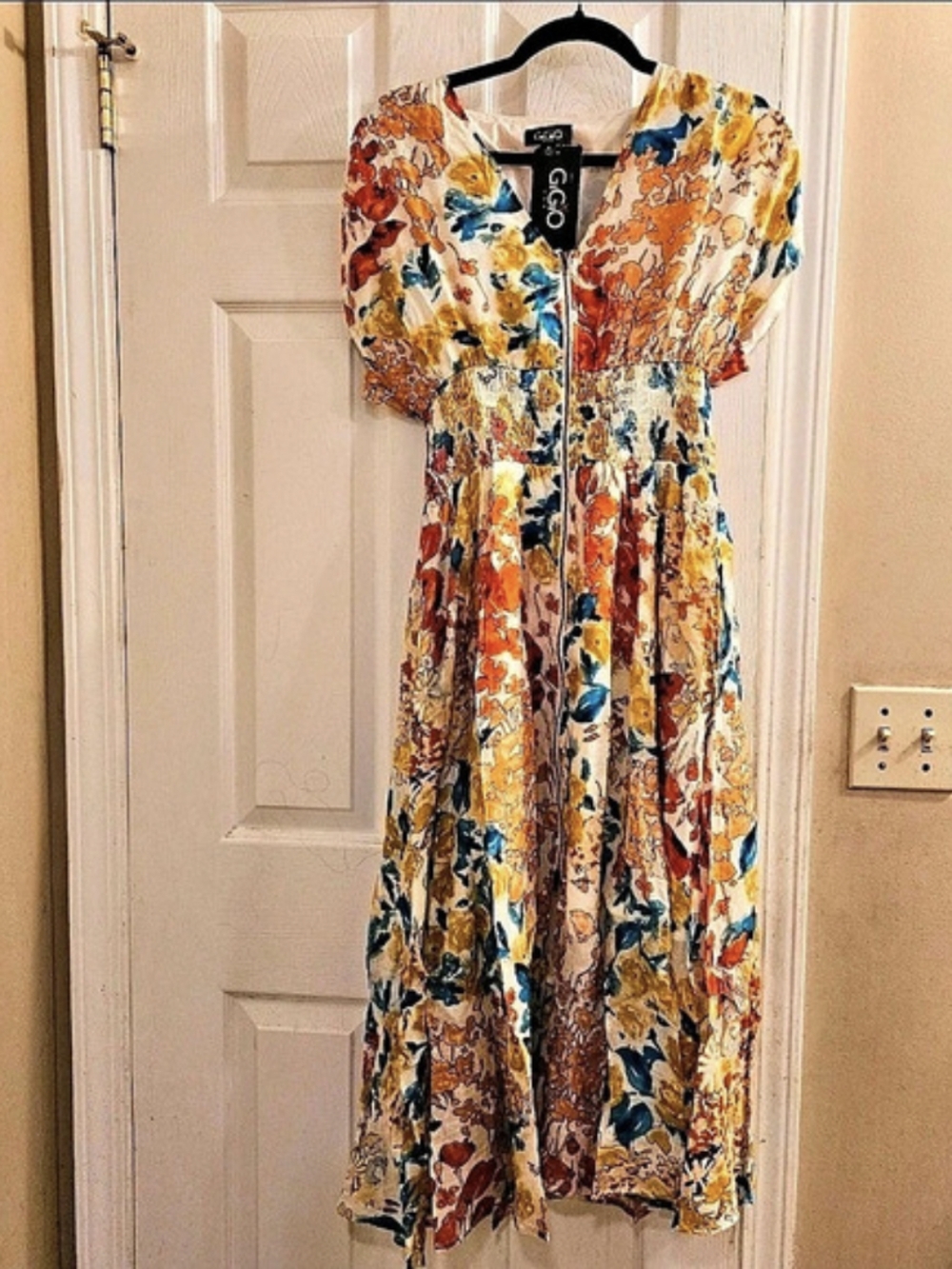 GiGiO Floral Maxi Dress Size M - Picture 1 of 1